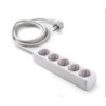 BASE 5 TOMAS/TOMA TIERRA CABLE 1.5 M. 9/505
