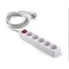 BASE 5 TOMAS/TT. CABLE 1.5 M. C/INTERRUPTOR 9/705