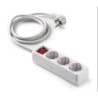 BASE 3 TOMAS/TT. CON INTERRUPTOR CABLE 3 M. 9/803