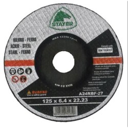 DISCO DESBASTE HIERRO 125X6.4X22 50.342