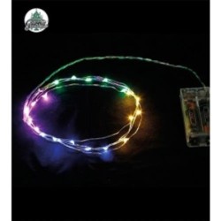 HILO 1 M. 10 LED MULTICOLOR PILAS 22053