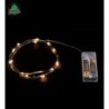 HILO 2 M. 20 LED BLANCO CALIDO PILAS 22055