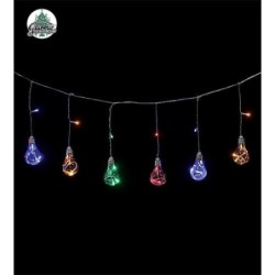 20 BOMBILLAS 4 LED MULTICOLOR 22128