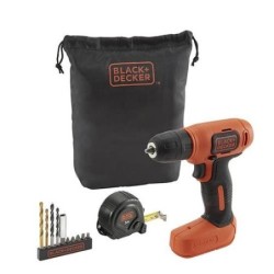 TALADRO ATORNILLADOR 7.2V+11 ACC.+BOLSA QW