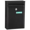 BUZON EXTERIOR ZAGUAN NEGRO E-5754