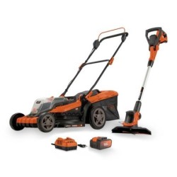 CORTACESPED 40V+CORTABORDES 20V+BATERIA 40V+CARGAD
