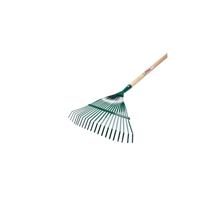 ESCOBA FIJA ACERO 130CM C/ MANGO MADERA 5022