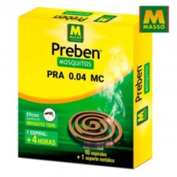 ESPIRAL ANTI-MOSQUITOS 10 UD+SOPORTE 231453