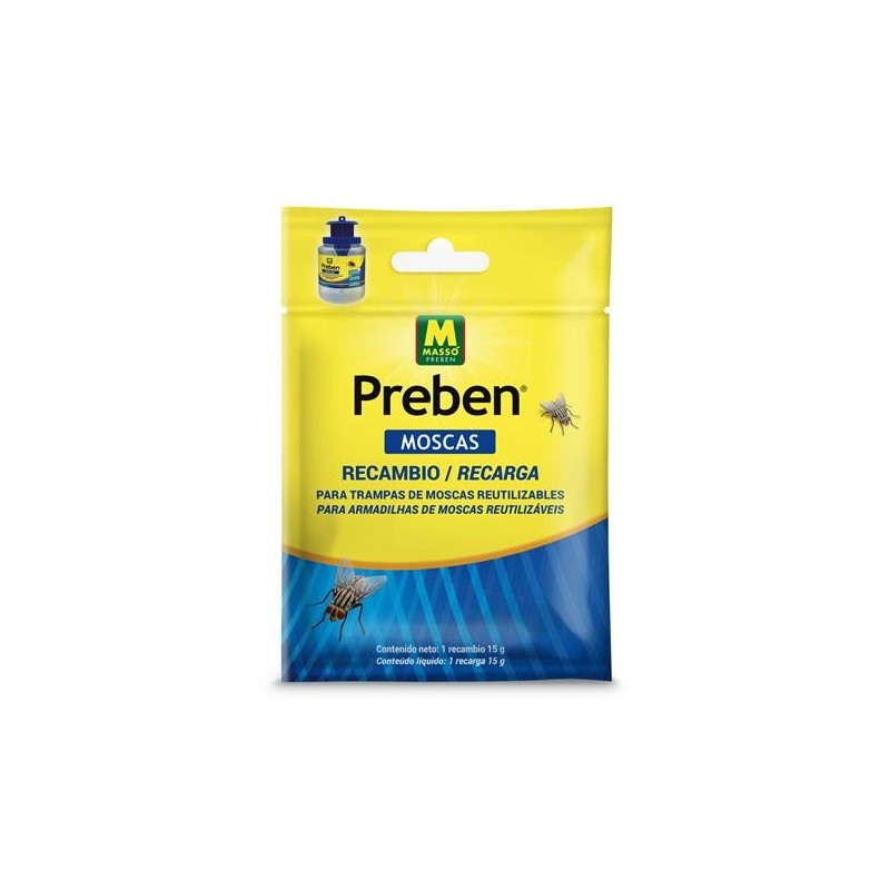 RECAMBIO PARA TRAMPAS DE MOSCAS PREBEN 231744