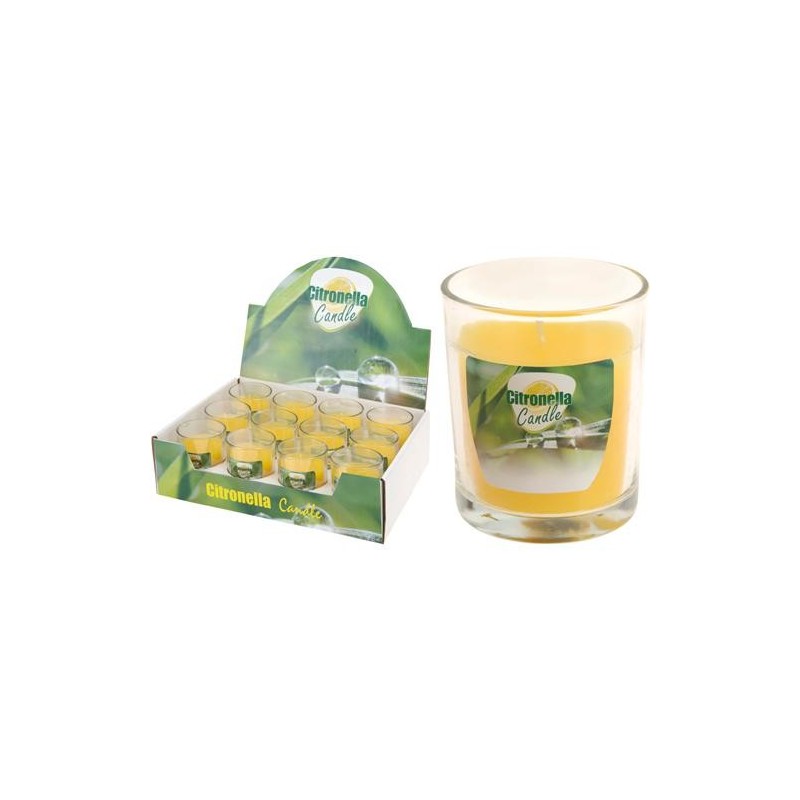 VELA VASO CITRONELA 8CM 420000120