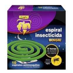 ESPIRAL ANTI-MOSQUITOS 10 UDS C/BANDEJA 1-20609