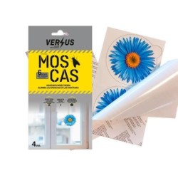 ADHESIVO VENTANAS INSECTICIDA MOSCAS (4UNID)