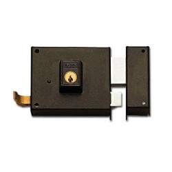 CERRADURA SOBREPONER 125-A PINTADA 80 IZDA. PERFIL