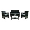SET IBIZA (1 SOFA 2 SILLAS 1 MESA CENTRO) GRIS