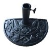 BASE PARASOL RESINA SEMICIRCULO 9KG  NEGRO  891304