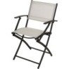 SILLA PLEGABLE ACERO Y TEXTILENE BLANCO X60000180