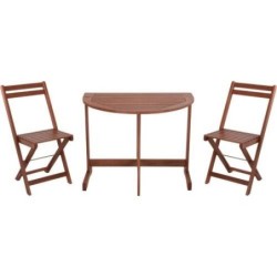 CONJUNTO BISTRO 1 MESA 2 SILLAS ACACIA  VT2200290