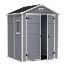 CASETA RESINA C/SUELO 185X152X226CM GRIS