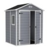 CASETA RESINA C/SUELO 185X152X226CM GRIS