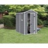 CASETA RESINA C/SUELO 130X195X198CM GRIS