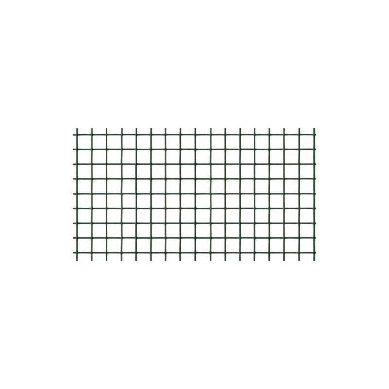 ROLLO MALLA SOLDADA GALVAN.PLAST.VDE. 13X13MM 5X1M