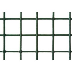 ROLLO MALLA SOLDADA GALVAN.PLAST.VDE. 25X25MM 5X1M