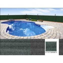 MALLA OCULTACION 100 % VERDE OSCURO ROLLO 1X5 M.