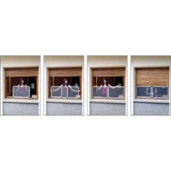 MOSQUITERA EXTERIOR 40X50/92 CM. BLANCA