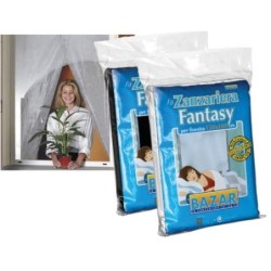 MOSQUITERA CORTINA VENTANA 150X180 BLANCA