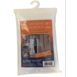 MOSQUITERA MAGNETICA PARA PUERTA 120X230 BLANCA