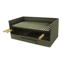 CAJON BARBACOA CON PARRILLA INOX. 61X40X33CM.71515
