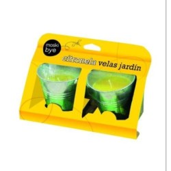 VELA EN CUBO METAL C/CITRONELA (PACK 2)    1-20559