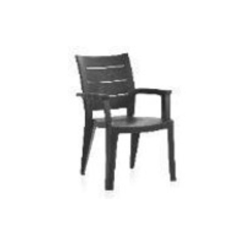 SILLA EXTERIOR LEGNO ANTRACITA 55331