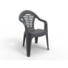 SILLA EXTERIOR  MENORCA ANTRACITA 43034