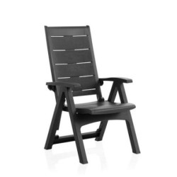 SILLON MULTIPOSICIONES LEGNO ANTRACITA RESINA 5533