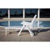 TUMBONA PLEGABLE ANTIBES BLANCA C/ RUEDAS 55364
