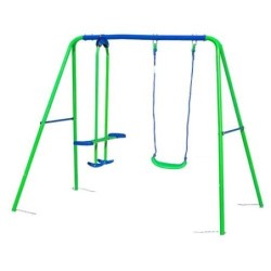 COLUMPIO INFANTIL METAL 1 ASIENTO + 1 BALANCIN