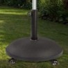 SOPORTE PARASOL CEMENTO C/RUEDAS D50X34CM 25KG