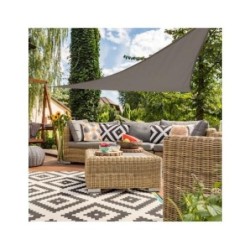 TOLDO SOMBREO TRIANGULAR POLIESTER 360CM ANTRACITA