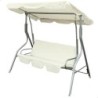 BALANCIN JARDIN 3 PAX 170X110X153CM MARFIL