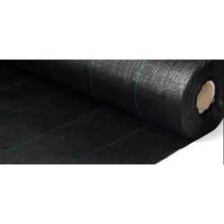 MALLA  ANTIHIERBAS NEGRA 100GR 2X10M. 213020