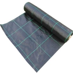 MALLA ANTIHIERBAS 130 GR./M2 1X10 M. NEGRA
