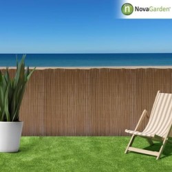 CAÑIZO PVC DOBLE CARA 14MM 1,5X3 M PREMIUM MARRON