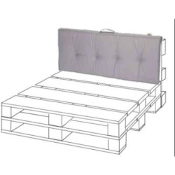 COJIN LIVING PALETT 120X47X7 GRIS 990156
