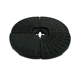 PIE PARASOL PLAST. RELLENABLE 52L. NEGRO PIEDPA030