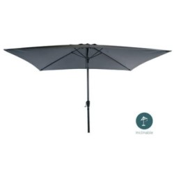 PARASOL ALUMINIO 2X3M. ANTRACITA  PAREDE069