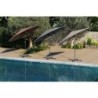 PARASOL ALUMINIO Ø3M. INCLINABLE TUBO Ø38MM.MARRON