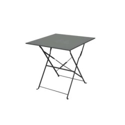 MESA BALCON PLEGAB.ACERO 60X60CM.CORDELIA GRIS