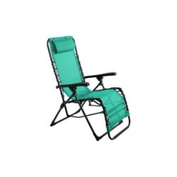 SILLON RELAX ACERO AIDEN POLIESTER OXFORD TURQUESA