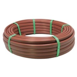 TUBERIA 16MM LISA 0.35 CM ROLLO 25M MARRON C4372